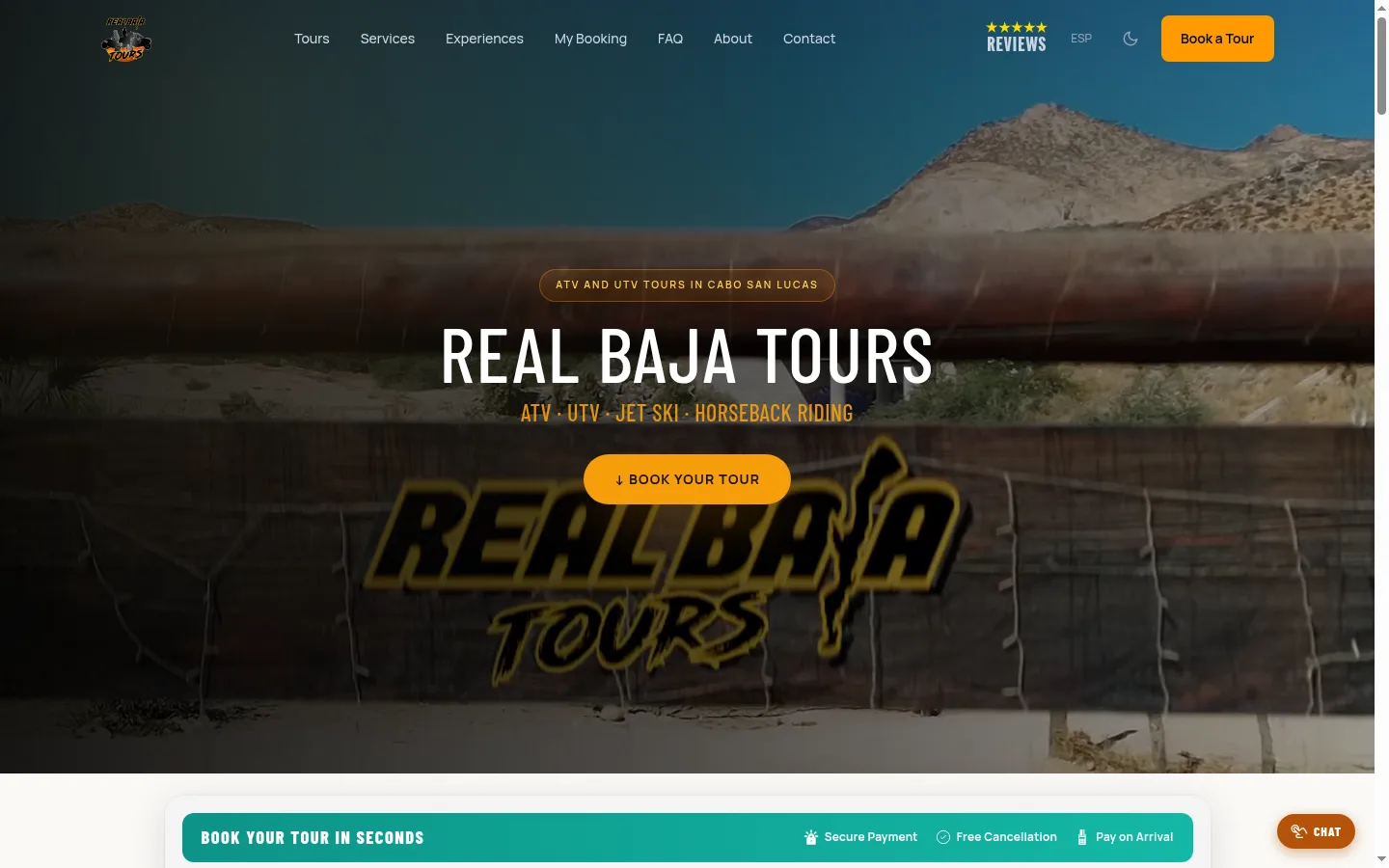 50% more Google visibility and leads before they leave — Real Baja Tours
